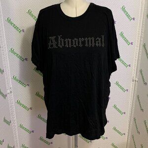 Torrid Tee Shirt Nightfall Oversized Abnormal Studded Halloween Black Plus 6 30